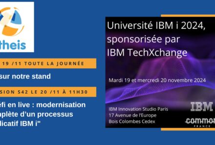 Université IBM i 2024 : 19 et 20 novembre