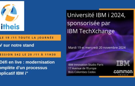 Université IBM i 2024 : 19 et 20 novembre